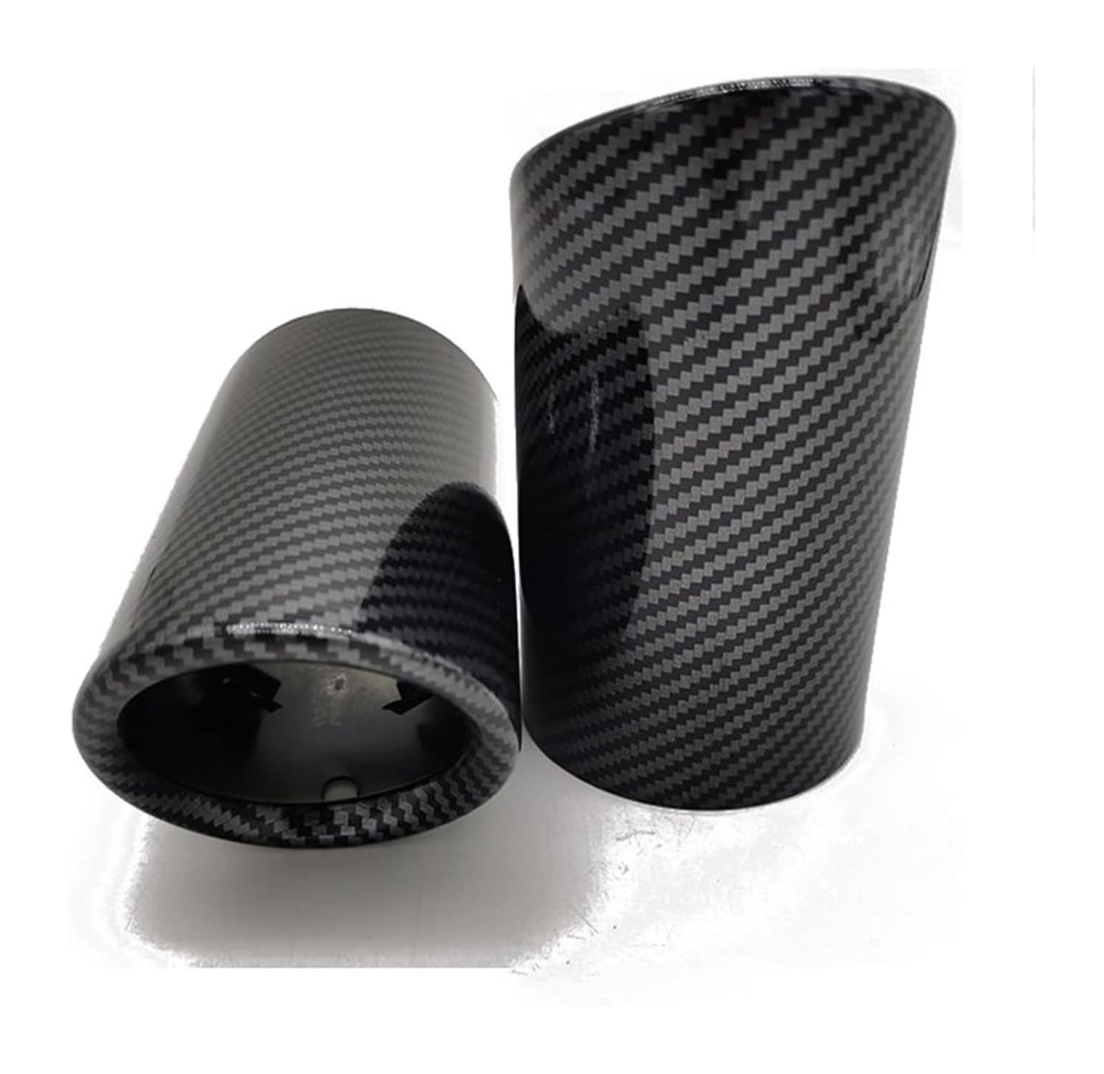 Auto Endrohre Für J&etta Mk6 Für G&olf 6 7 Für B&ORA Für Lavida Auto Auspuffrohr Schalldämpfer Spitze Abdeckung Auspuff End Rohr Auspuff Spitze(2pcs Carbon color) von WEKPOPMEVL