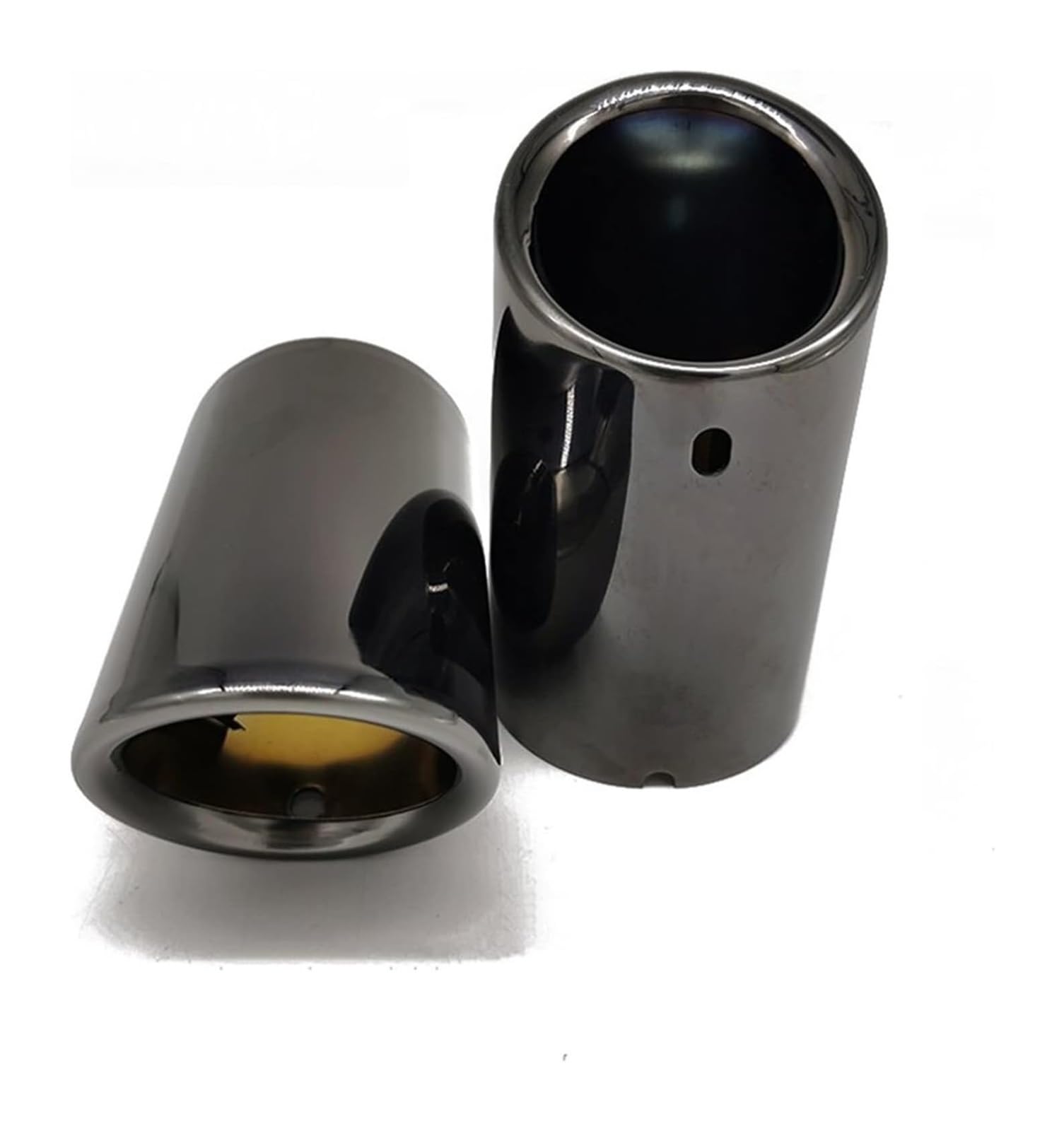 Auto Endrohre Für J&etta Mk6 Für G&olf 6 7 Für B&ORA Für Lavida Auto Auspuffrohr Schalldämpfer Spitze Abdeckung Auspuff End Rohr Auspuff Spitze(2pcs Gloss black) von WEKPOPMEVL