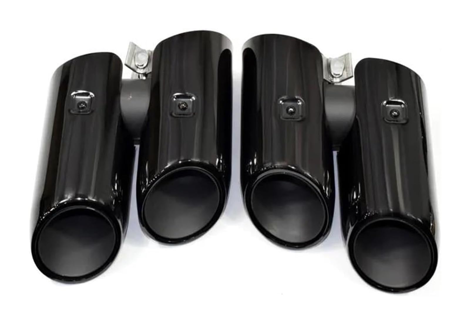 Auto Endrohre Für Macan 2019 2020 Edelstahl Schalldämpfer Spitze Auspuffrohr Auto Auspuffrohr Auspuff Tipps Schalldämpfer(Schwarz) von WEKPOPMEVL