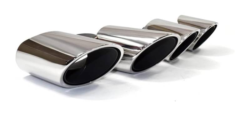 Auto Endrohre Für Panamera 2017 2018 2019 Schalldämpfer Spitze Endrohr Düse Auspuff System Auto Auspuff Spitze Auto Schalldämpfer End Rohr Auto Auspuffrohr(Silver B) von WEKPOPMEVL
