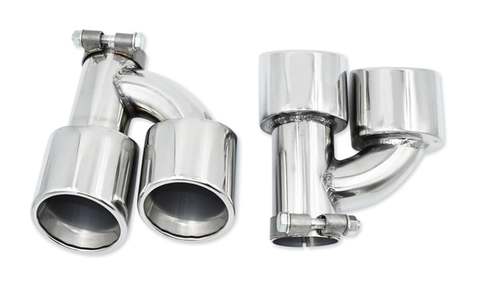 Auto Endrohre Für Q5 Bis Für SQ5 Auspuffrohr H-Form Dual-Auspuffrohr Schalldämpferspitze Endrohr Auto-Auspuffspitze Auto-Schalldämpfer-Endrohr Quad(Silber) von WEKPOPMEVL