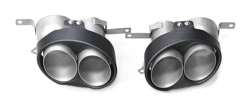 Auto Endrohre Für RS3 Für RS4 Für RS5 Schalldämpfer Spitze Endrohr Auspuff Spitze System Düse Auspuff Tipps Schalldämpfer Auspuff Schwanz Ende Rohr von WEKPOPMEVL