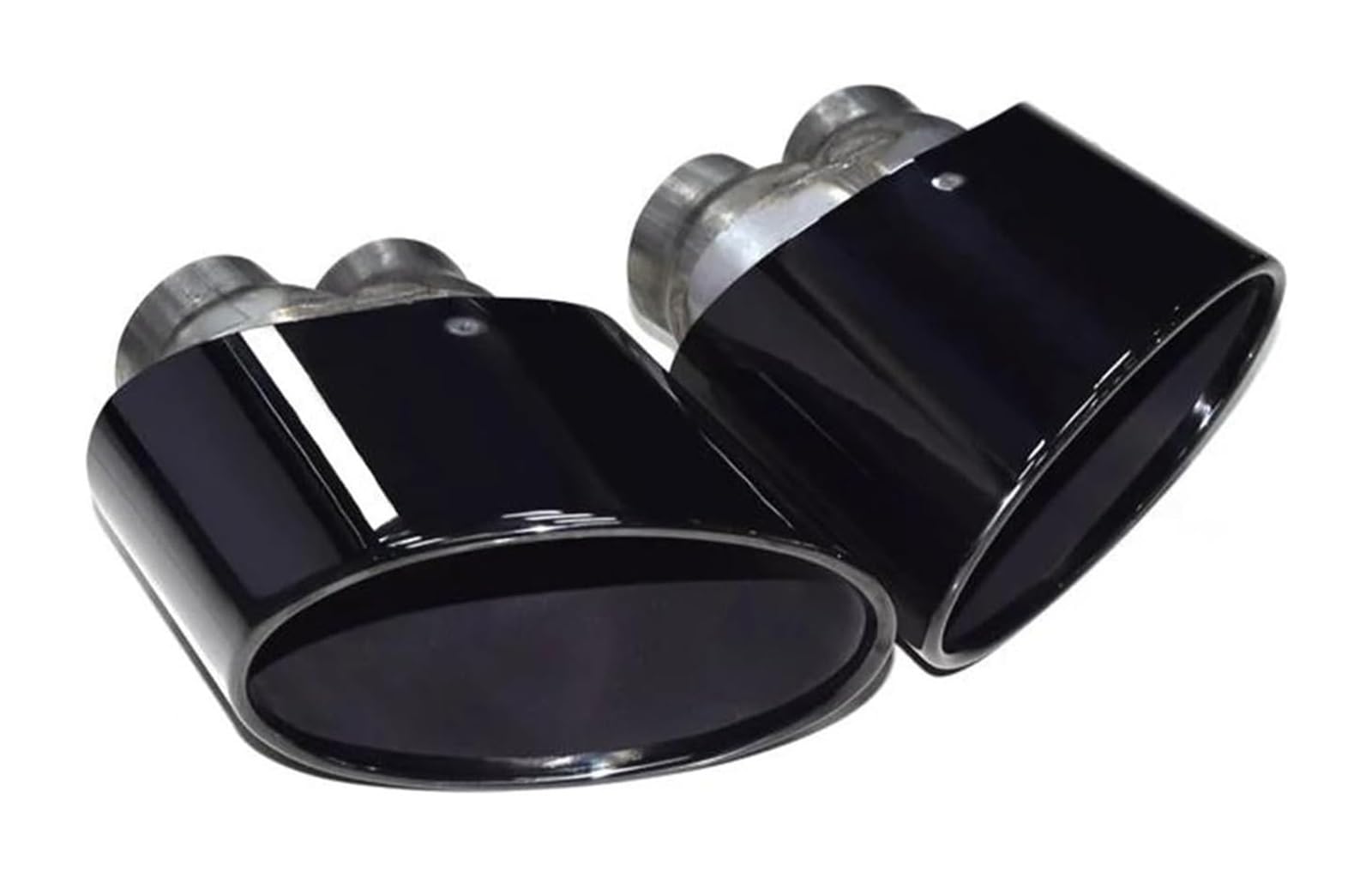 Auto Endrohre Für RS3 RS4 RS4 RS5 RS6 Für S3 S4 S5 S6 Auspuff Spitze Doppel Innere Schalldämpfer Spitze Auspuff System Auto Auspuff Endrohr(Schwarz) von WEKPOPMEVL