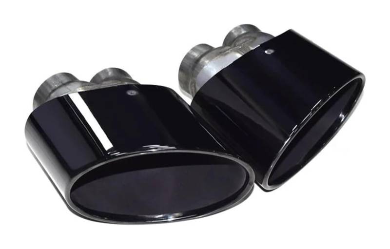 Auto Endrohre Für RS3 RS4 RS4 RS5 RS6 Für S3 S4 S5 S6 Auspuff Spitze Doppel Innere Schalldämpfer Spitze Auspuff System Auto Auspuff Endrohr(Schwarz) von WEKPOPMEVL