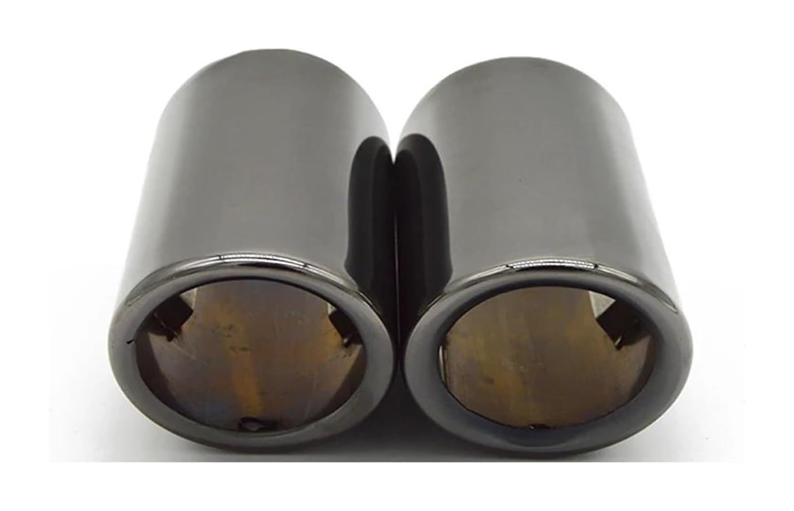 Auto Endrohre Für Superb Für Yeti 1,4 T 1,6 T 1,6 L 2009-2015 Auspuff Tipps Schalldämpfer Schwanz Ende Rohr Auto Auspuff End Tip Schalldämpfer Abdeckung(2 pieces Black) von WEKPOPMEVL