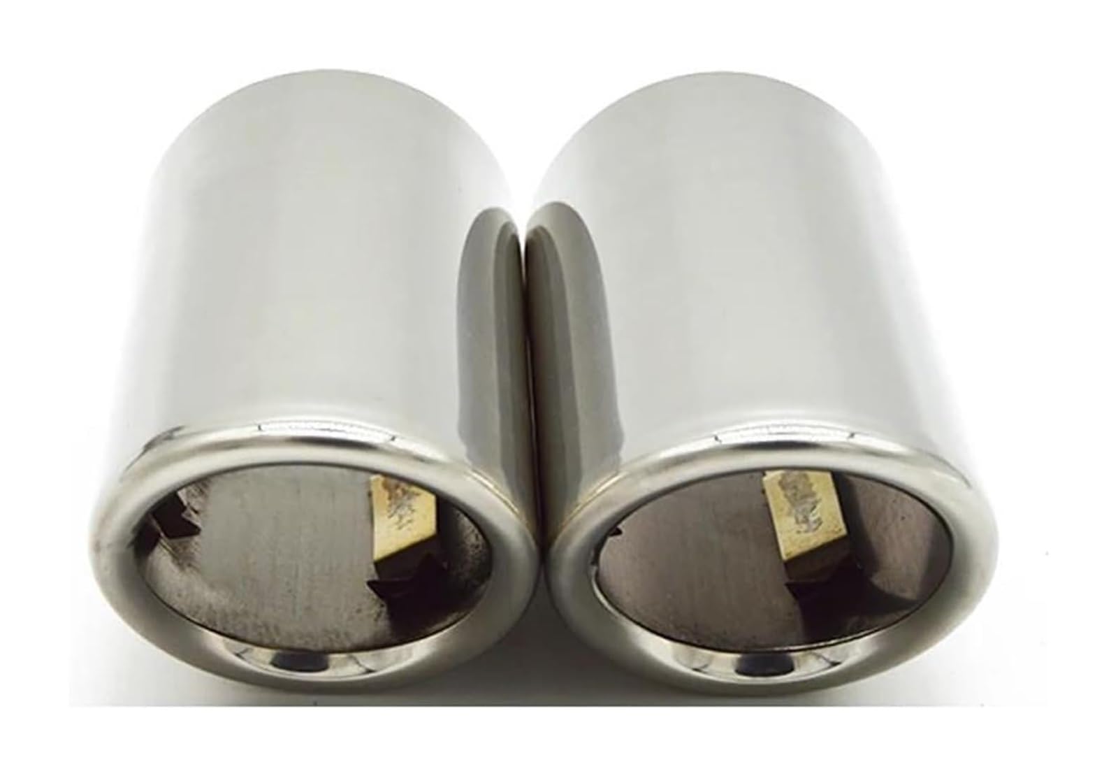 Auto Endrohre Für Superb Für Yeti 1,4 T 1,6 T 1,6 L 2009-2015 Auspuff Tipps Schalldämpfer Schwanz Ende Rohr Auto Auspuff End Tip Schalldämpfer Abdeckung(2 pieces Silver) von WEKPOPMEVL