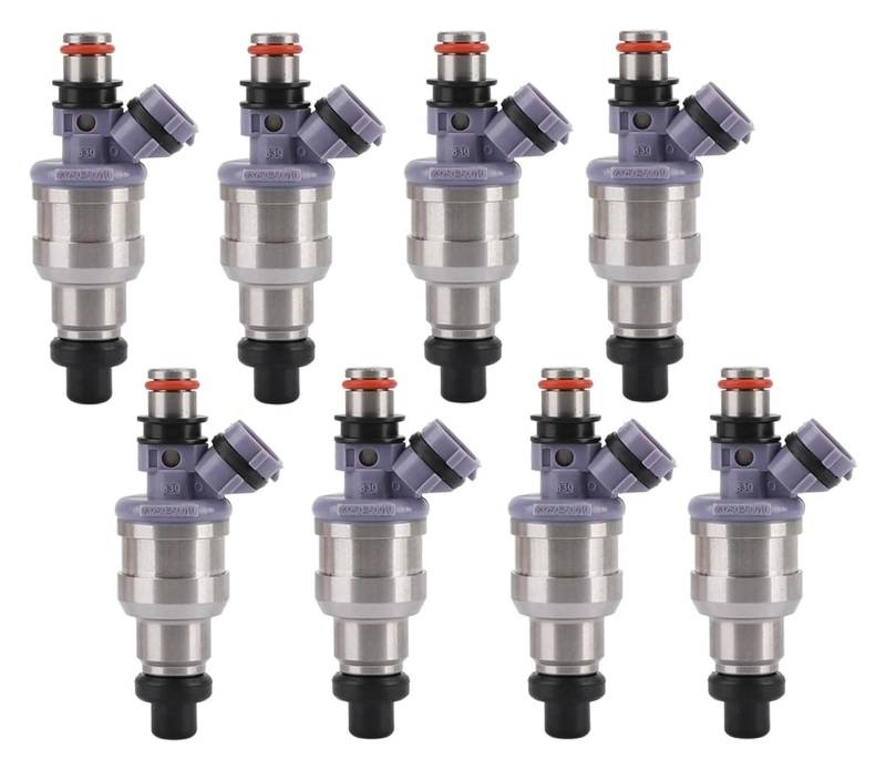 Injektor Kraftstoff Für LS400 4.0L V8 1990 1991 1992 23250-50010 195500-5490 Autozubehörteile 8 STÜCKE Einspritzdüsen Auto-Einspritzdüsen von WEKPOPMEVL