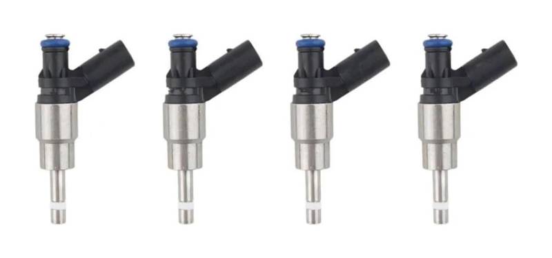 Injektor Kraftstoff Für VW B6 Für P&assat 2.0T Für J&etta MK5 2006-2009 06F906036A 06F906036F 06D133036D 0261500020 4-teilige Kraftstoff-Benzin-Einspritzdüse von WEKPOPMEVL