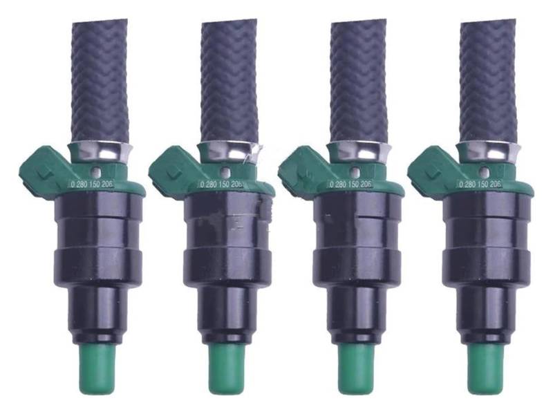 Injektor Kraftstoff Für VW Für Bus T 3 2,1 Für VANAGON 1983-1991 2,1 L 1,9 L Injection Werte 025906031 Düse Kraftstoff 4X 0280150206 Kraftstoff Injektor von WEKPOPMEVL