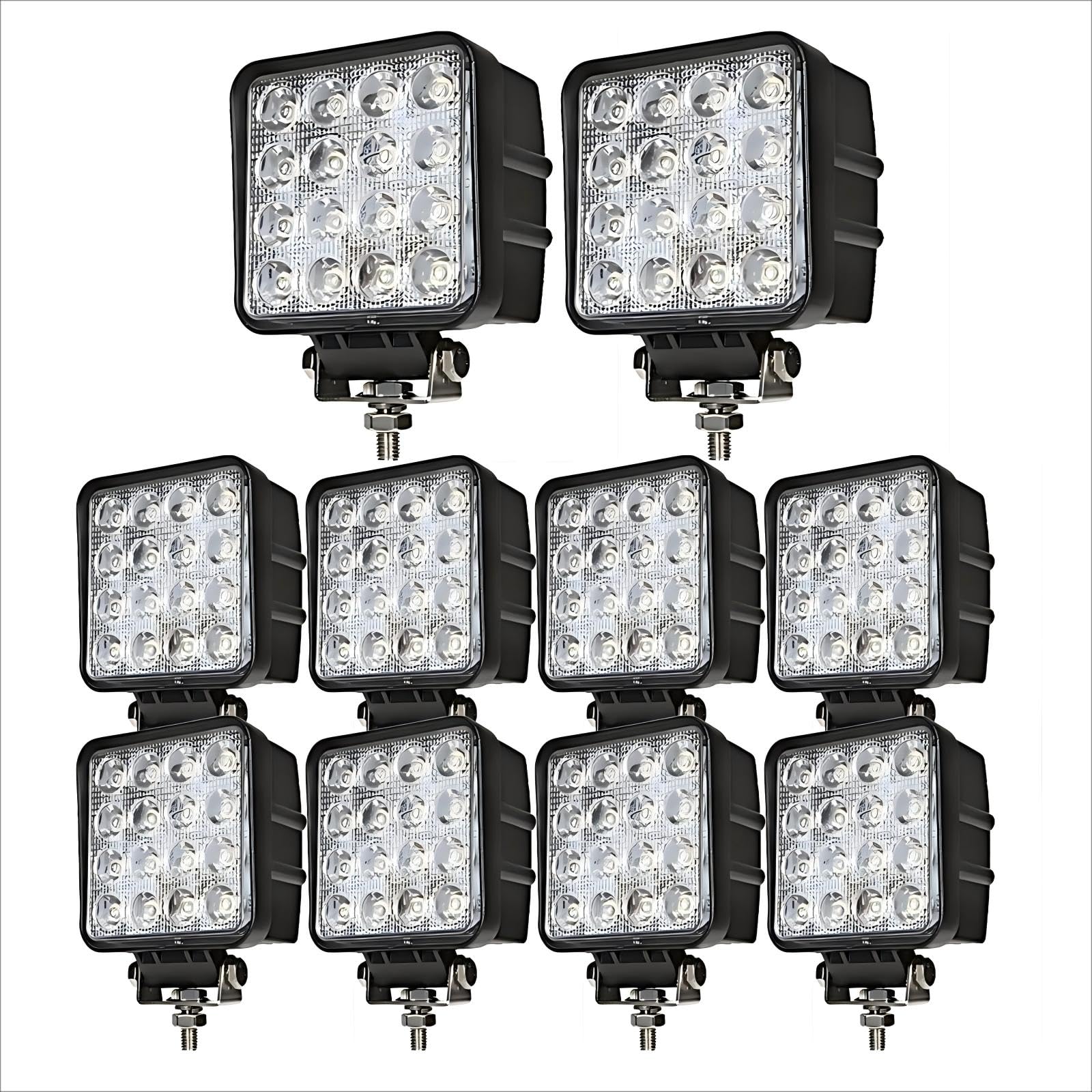 WELLIT 10x48w Led Arbeitsscheinwerfer 46mm Dick Led Scheinwerfer 12V 24V Zusatzscheinwerfer Rückfahrscheinwerfer Offroad für Auto Traktor WELLIT 10x48w Led Arbeitsscheinwerfer 46mm Dick Led Scheinwerfer 12V 24V Zusatzscheinwerfer Rückfahrscheinwerfer Offroad für Auto Traktor von WELLIT