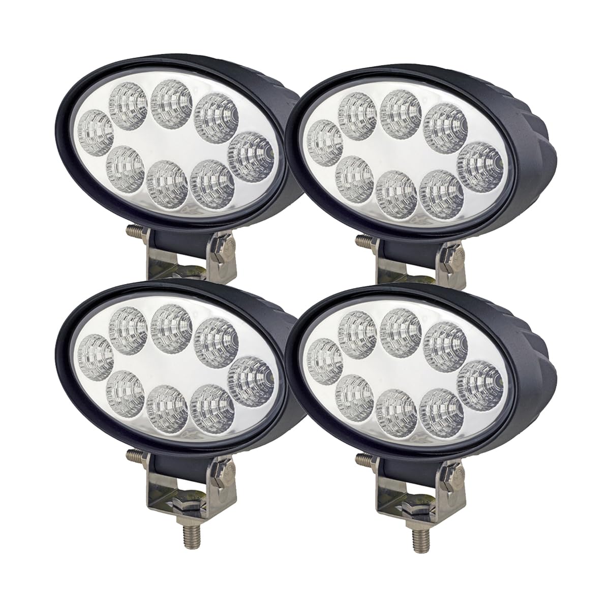 WELLIT 4X 24w Oval Led Arbeitsscheinwerfer Scheinwerfer Offroad 12V24V Fluchtlicht Arbeitslicht IP68 Traktor SUV WELLIT 4X 24w Oval Led Arbeitsscheinwerfer Scheinwerfer Offroad 12V24V Fluchtlicht Arbeitslicht IP68 Traktor SUV von WELLIT