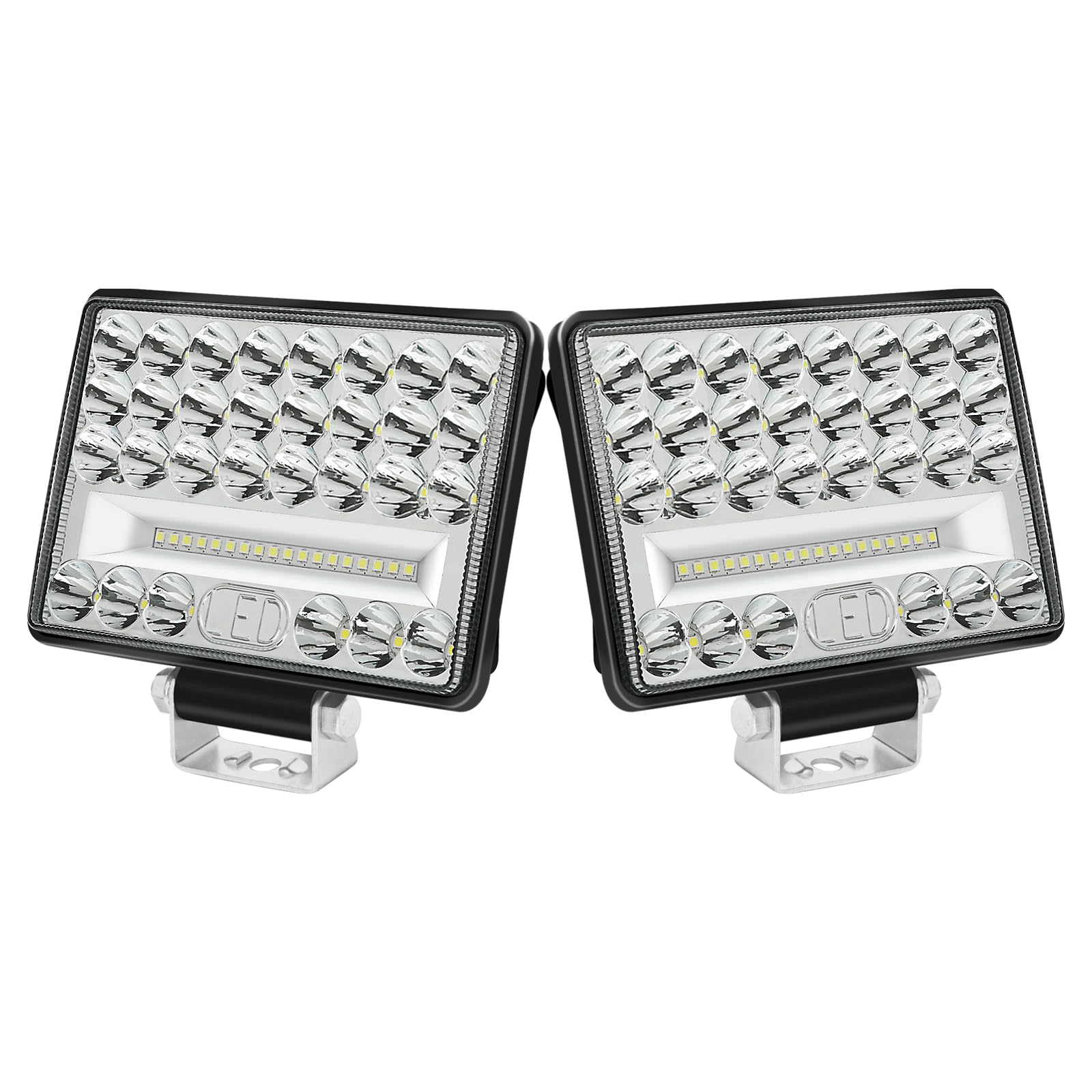WELLIT LED Arbeitsscheinwerfer Scheinwerfer 2x6 Zoll 175w 12v 24v,LED Zusatzscheinwerfer Rückfahrscheinwerfer Flutlicht Wasserdicht IP68 Traktor SUV Auto WELLIT LED Arbeitsscheinwerfer Scheinwerfer 2x6 Zoll 175w 12v 24v,LED Zusatzscheinwerfer Rückfahrscheinwerfer Flutlicht Wasserdicht IP68 Traktor SUV Auto von WELLIT