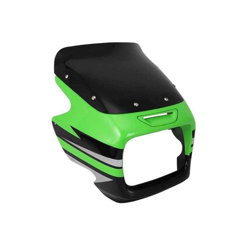 Motorrad Seite Wing Verkleidung Deflektor Motorrad Front Upper Nase Scheinwerfer Verkleidung Abdeckung Windschutzscheibe Windabweiser Für Für ZRX1100 Für ZRX1200 Für ZRX 1100 1200 von WENDMY