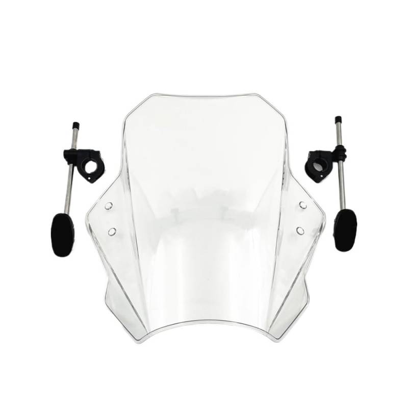 Windschutzscheibe Windabweiser Für CB1000R CB 1000R CB1000 R Windschutzscheibe Motorrad Deflektor Universal Windschutzscheibe Spoiler Motorrad Windschutzscheibe(Clear) von WENDMY