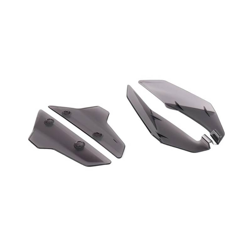Windschutzscheibe Windabweiser Für XL750 XL 750 Windschutzscheibe Windschutz Spoiler Deflektor Motorrad Zubehör Motorrad Windschutzscheibe Motorrad Windschutzscheibe(Smoked 4-Piece) von WENDMY