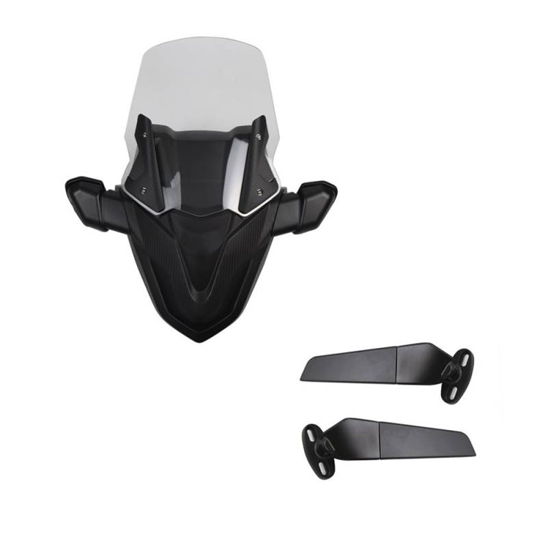 Windschutzscheibe Windabweiser Für Yam&aha Für NMAX 125 155 2021 2022 Windschutzscheibe Windschutzscheibe Maske Zubehör Motorrad Windschutzscheibe Motorrad(C) von WENDMY