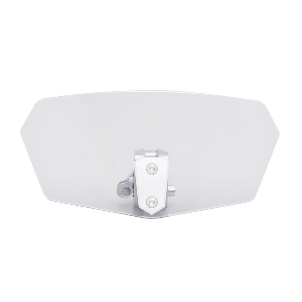 Windschutzscheibe Windabweiser Motorrad Spoiler Windschutzscheibe Windschutzscheibenhalterung Deflektor Motorrad Windschutzscheibe Motorrad Windschutzscheibe Motorrad(Clear) von WENDMY