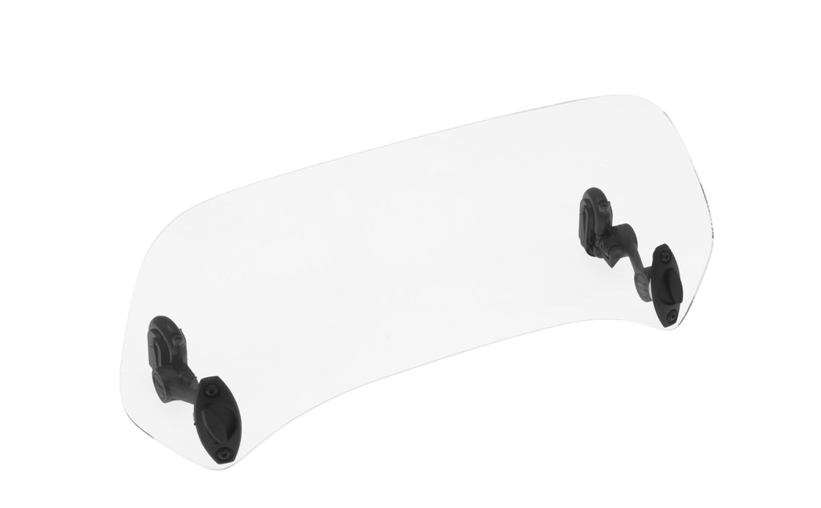 Windschutzscheibe Windabweiser Motorrad Universal Windschutzscheibe Deflektor Spoiler Windschutzscheibe Für Ha&rley Für Yam&aha Für Motorrad Windschutzscheibe(Clear 360mm) von WENDMY