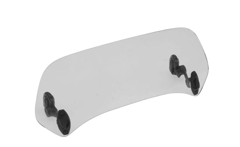 Windschutzscheibe Windabweiser Motorrad Universal Windschutzscheibe Deflektor Spoiler Windschutzscheibe Für Ha&rley Für Yam&aha Für Motorrad Windschutzscheibe(Smoke 360mm) von WENDMY