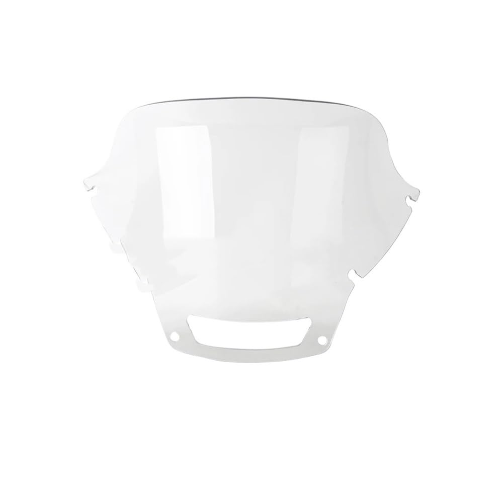 Windschutzscheibe Windabweiser Motorrad Windschutzscheibe Deflctor Spoiler Für Ha&rley Für Softail Für Low 2022 + Motorrad Windschutzscheibe Motorrad Windschutzscheibe(14.4in Clear Black) von WENDMY
