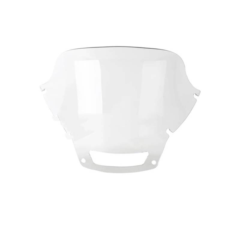 Windschutzscheibe Windabweiser Motorrad Windschutzscheibe Deflctor Spoiler Für Ha&rley Für Softail Für Low 2022 + Motorrad Windschutzscheibe Motorrad Windschutzscheibe(14.4in Clear Black) von WENDMY