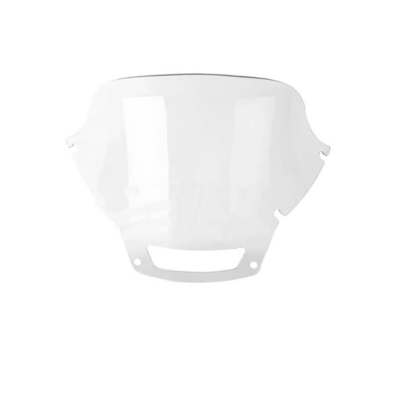 Windschutzscheibe Windabweiser Motorrad Windschutzscheibe Deflctor Spoiler Für Ha&rley Für Softail Für Low 2022 + Motorrad Windschutzscheibe Motorrad Windschutzscheibe(14.4in Clear Blue) von WENDMY