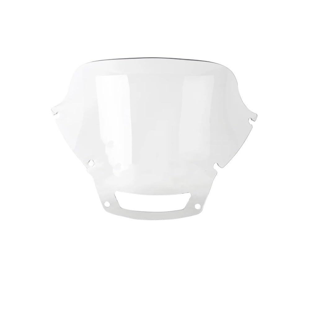 Windschutzscheibe Windabweiser Motorrad Windschutzscheibe Deflctor Spoiler Für Ha&rley Für Softail Für Low 2022 + Motorrad Windschutzscheibe Motorrad Windschutzscheibe(14.4in Clear Red) von WENDMY