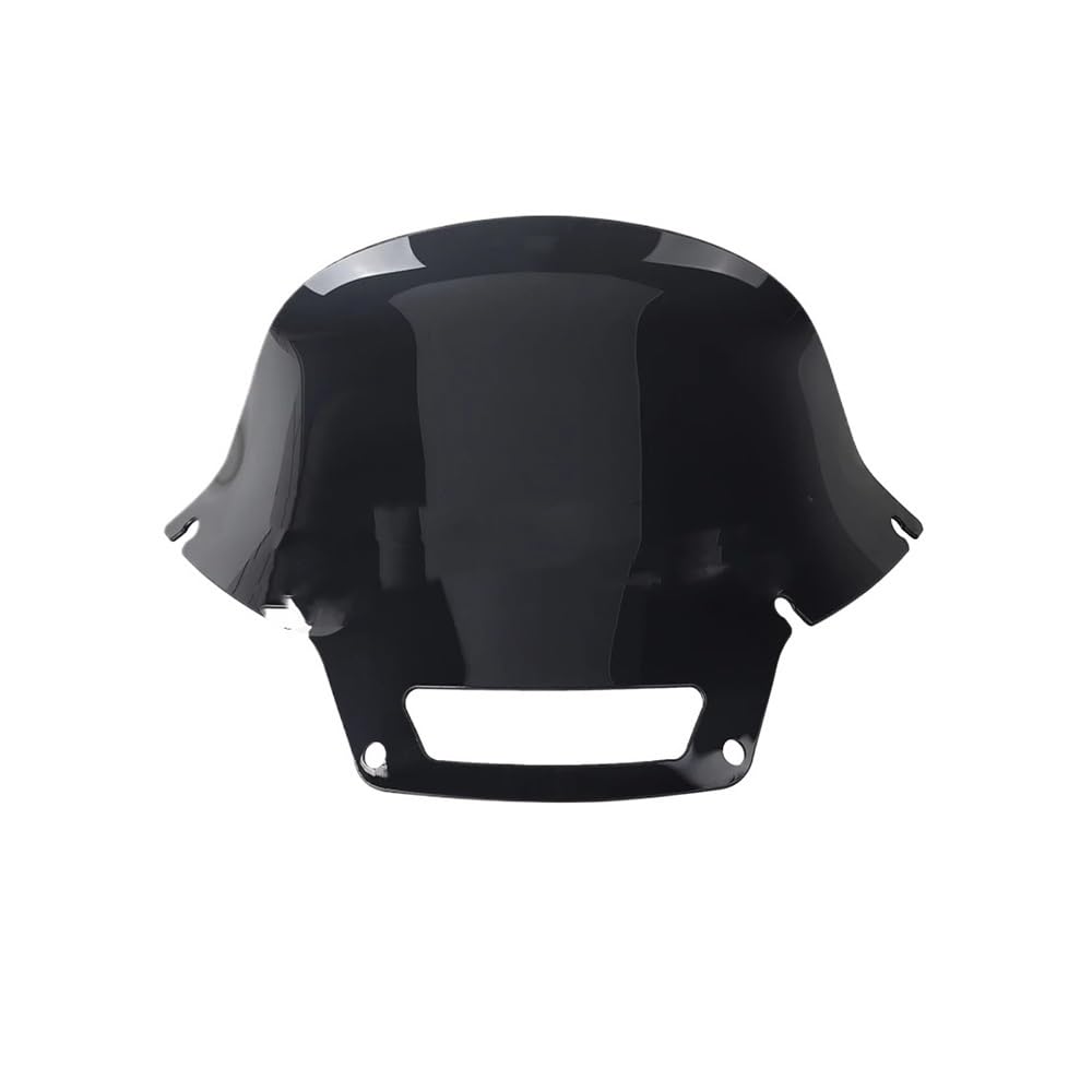 Windschutzscheibe Windabweiser Motorrad Windschutzscheibe Deflctor Spoiler Für Ha&rley Für Softail Für Low 2022 + Motorrad Windschutzscheibe Motorrad Windschutzscheibe(14.4in Smoke Black) von WENDMY