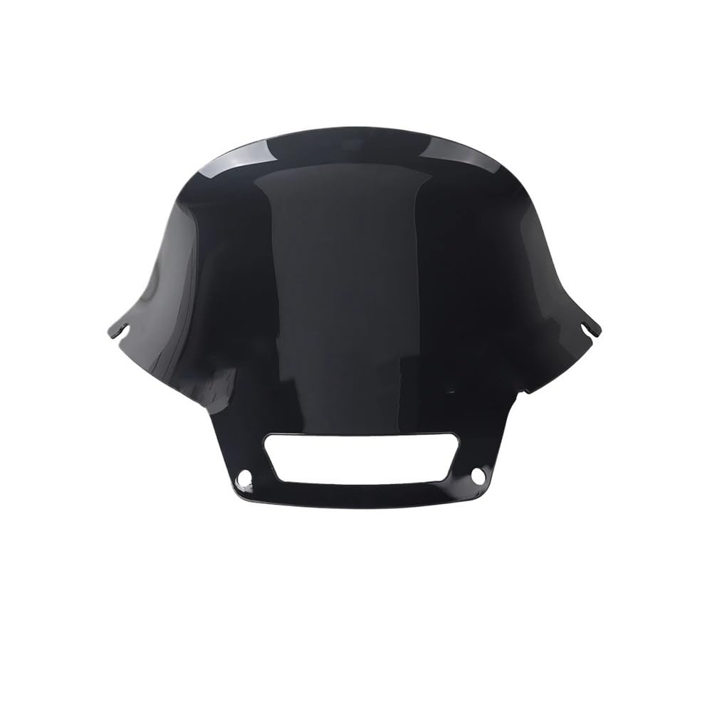 Windschutzscheibe Windabweiser Motorrad Windschutzscheibe Deflctor Spoiler Für Ha&rley Für Softail Für Low 2022 + Motorrad Windschutzscheibe Motorrad Windschutzscheibe(14.4in Smoke Blue) von WENDMY