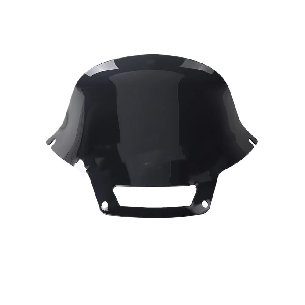 Windschutzscheibe Windabweiser Motorrad Windschutzscheibe Deflctor Spoiler Für Ha&rley Für Softail Für Low 2022 + Motorrad Windschutzscheibe Motorrad Windschutzscheibe(14.4in Smoke Red) von WENDMY