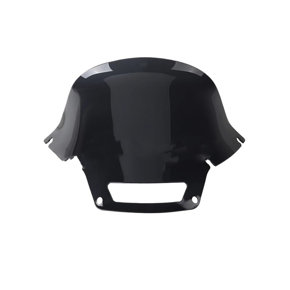 Windschutzscheibe Windabweiser Motorrad Windschutzscheibe Deflctor Spoiler Für Ha&rley Für Softail Für Low 2022 + Motorrad Windschutzscheibe Motorrad Windschutzscheibe(14.4in Smoke Silver) von WENDMY