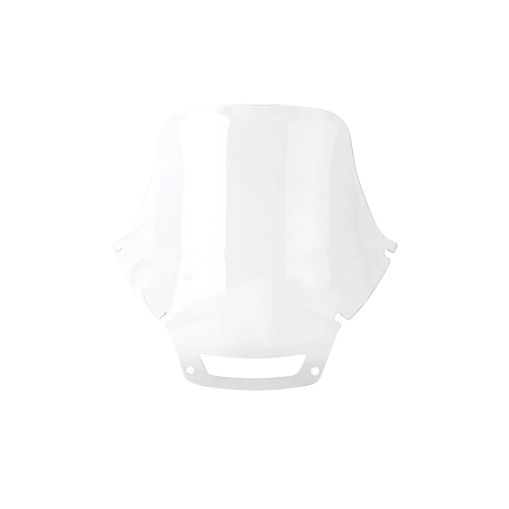 Windschutzscheibe Windabweiser Motorrad Windschutzscheibe Deflctor Spoiler Für Ha&rley Für Softail Für Low 2022 + Motorrad Windschutzscheibe Motorrad Windschutzscheibe(18.4in Clear Black) von WENDMY