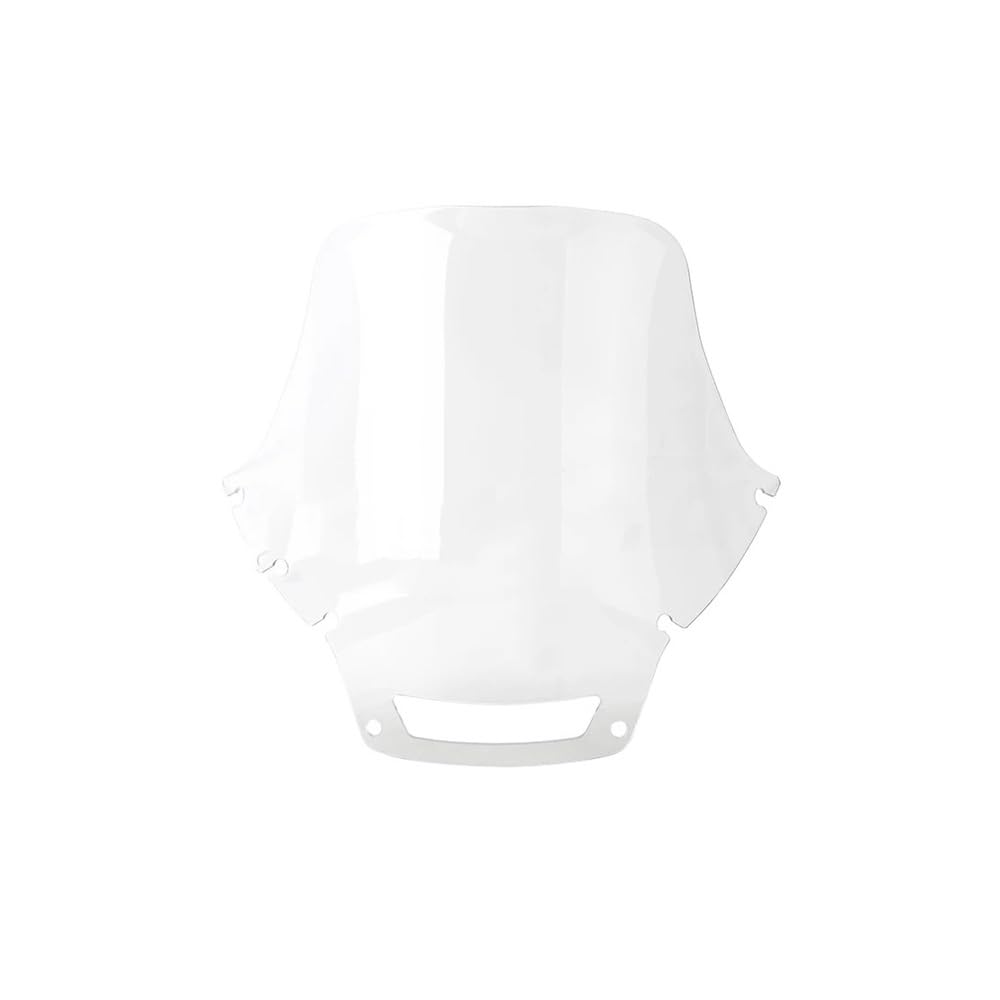 Windschutzscheibe Windabweiser Motorrad Windschutzscheibe Deflctor Spoiler Für Ha&rley Für Softail Für Low 2022 + Motorrad Windschutzscheibe Motorrad Windschutzscheibe(18.4in Clear Blue) von WENDMY