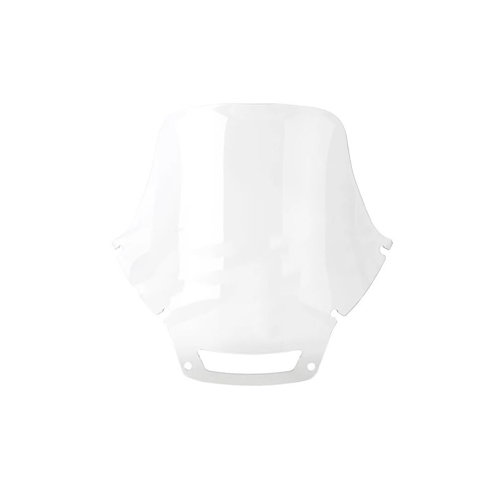 Windschutzscheibe Windabweiser Motorrad Windschutzscheibe Deflctor Spoiler Für Ha&rley Für Softail Für Low 2022 + Motorrad Windschutzscheibe Motorrad Windschutzscheibe(18.4in Clear Red) von WENDMY