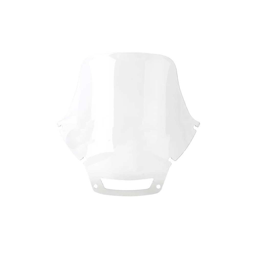 Windschutzscheibe Windabweiser Motorrad Windschutzscheibe Deflctor Spoiler Für Ha&rley Für Softail Für Low 2022 + Motorrad Windschutzscheibe Motorrad Windschutzscheibe(18.4in Clear Sliver) von WENDMY