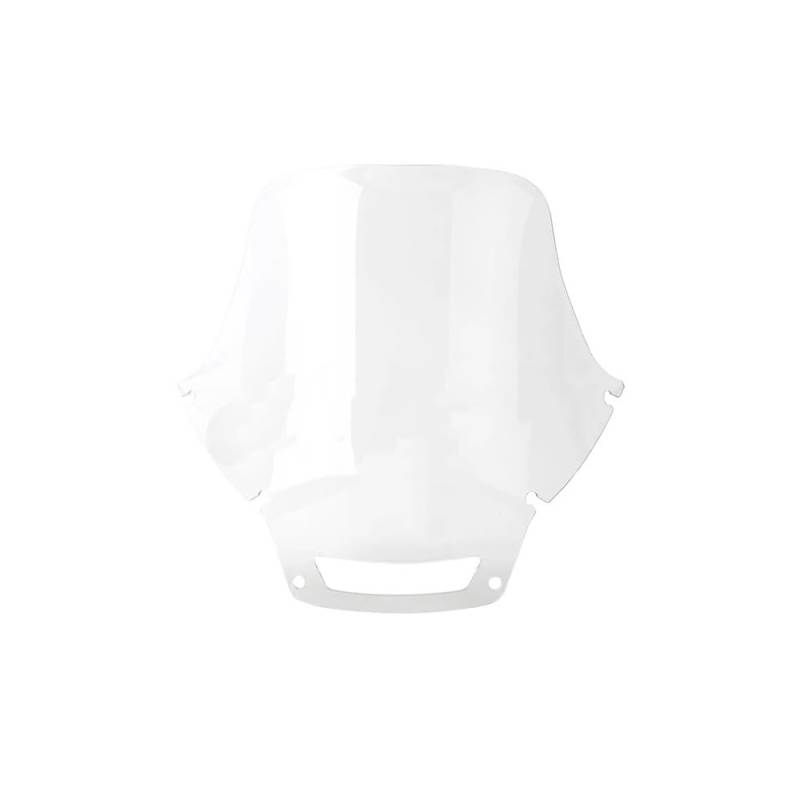 Windschutzscheibe Windabweiser Motorrad Windschutzscheibe Deflctor Spoiler Für Ha&rley Für Softail Für Low 2022 + Motorrad Windschutzscheibe Motorrad Windschutzscheibe(18.4in Clear Sliver) von WENDMY