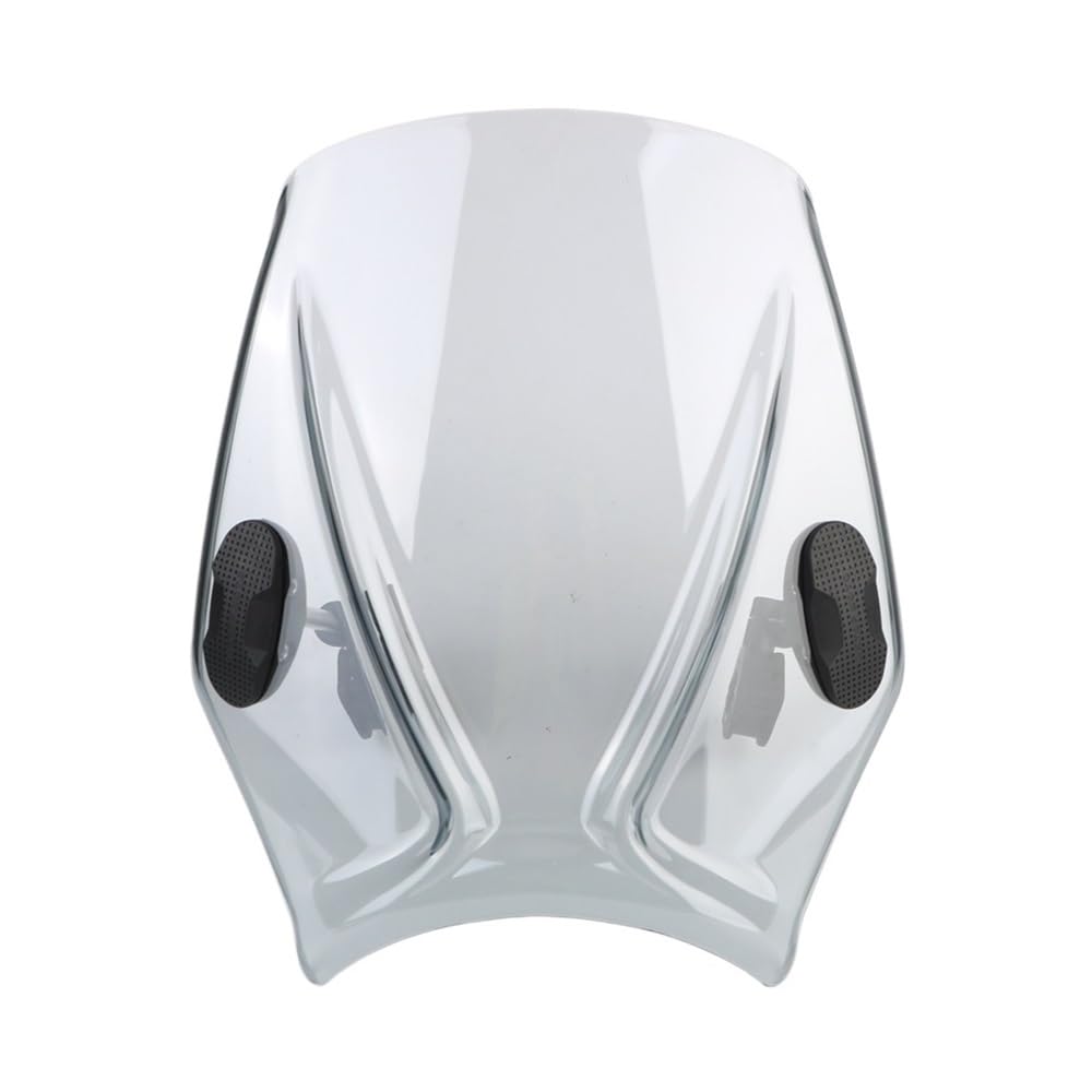 Windschutzscheibe Windabweiser Motorrad Windschutzscheibe Für XSR700 XSR900 Windschutzscheibe Spoiler Motorrad Windschutzscheibe Motorrad Windschutzscheibe(Light Gray) von WENDMY