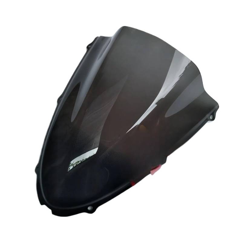 Windschutzscheibe Windabweiser Motorrad Windschutzscheibe Spoiler Windschutz Für Für NI&nja ZX6R 636 ZX10R 2005 2006 2007 2008 Motorrad(Smoke Black) von WENDMY