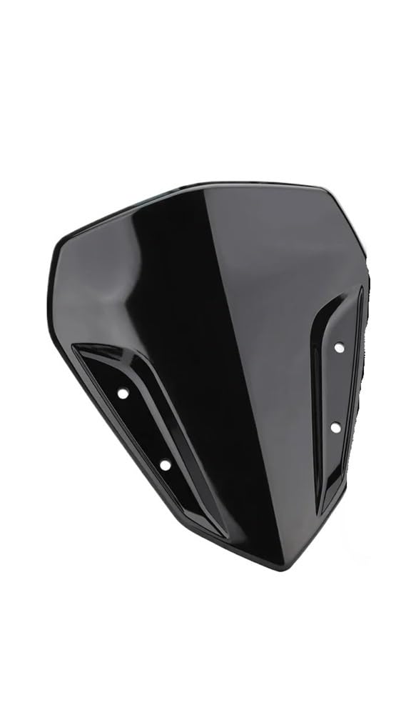 Windschutzscheibe Windabweiser Motorrad Windschutzscheibe Windschutzscheibe Deflektor Windschutzscheibe Für Yam&aha NVX155 Für AEROX155 Motorrad Windschutzscheibe(Black) von WENDMY
