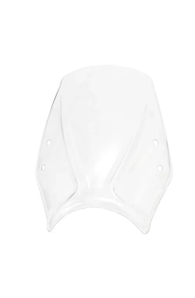 Windschutzscheibe Windabweiser Motorrad Windschutzscheibe Zubehör Windschutzscheibe Windabweiser Für Trident 660 Für Trident660 2021 2022 Motorrad Windschutzscheibe(Transparent) von WENDMY