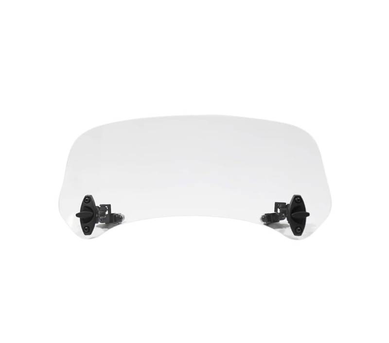 Windschutzscheibe Windabweiser Universal Motorrad Windschutzscheibe Bildschirm Verlängerung Einstellbare Spoiler Clamp-On Für Für Für(HD Vision Clean) von WENDMY