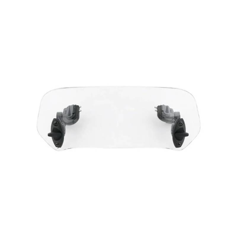 Windschutzscheibe Windabweiser Universal Motorrad Windschutzscheibe Spoiler Windschutz Windabweiser Für Yam&aha Für Für Motorrad Windschutzscheibe(Clear) von WENDMY