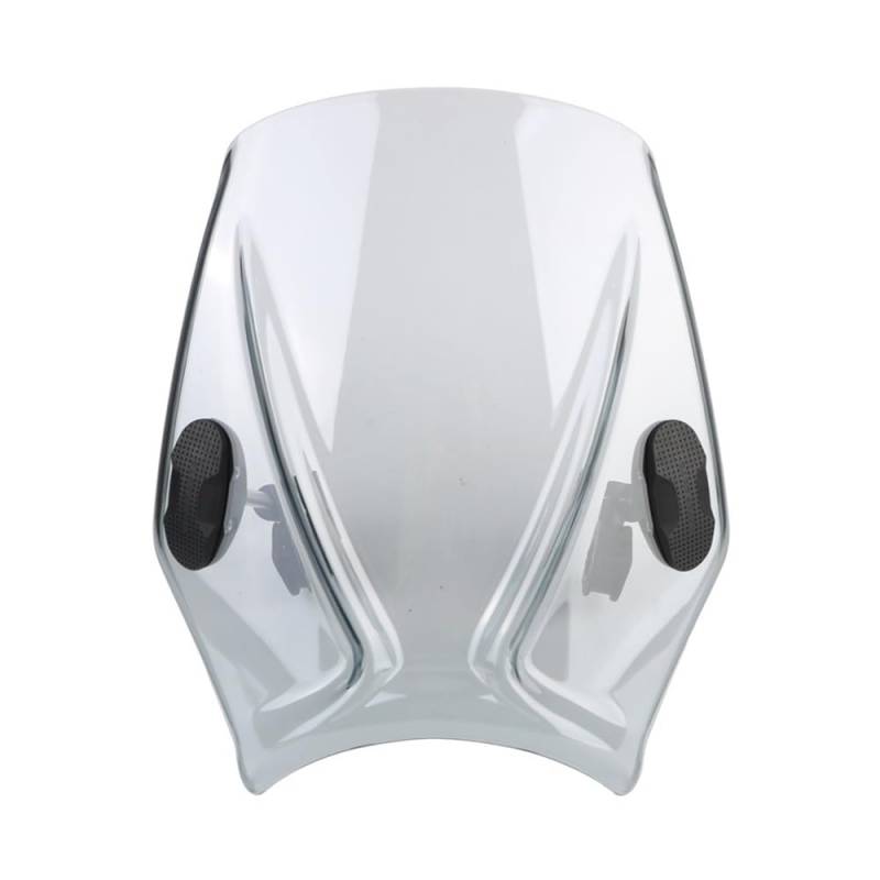 Windschutzscheibe Windabweiser Universal Windschutzscheibe Spoiler Für XSR700 XSR900 CB650R Motorrad Windschutzscheibe Motorrad Windschutzscheibe Motorrad(Light Gray) von WENDMY