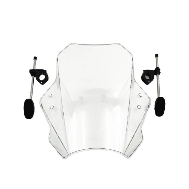 Windschutzscheibe Windabweiser Windschutzscheibe Universal Windschutzscheibe Spoiler Windabweiser Für SV650 SV 650 Für V-Storm250 Motorrad Windschutzscheibe(Style1) von WENDMY