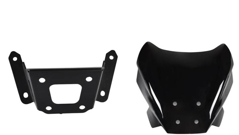 Windschutzscheibe Windabweiser Windschutzscheibe Windschutz Für Yam&aha MT-09 MT 09 MT09 2021 2022 2023 Motorrad Deflektor Schild Bildschirm Motorrad(A-Smoke) von WENDMY