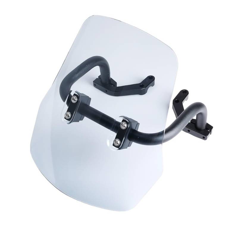 Windschutzscheibe Windabweiser Windschutzscheiben Für CRF250L CRF250S CRF250M 2021 2022 2023 Motorrad Windschutzscheibe Motorrad Windschutzscheibe Motorrad(Clear Gray) von WENDMY