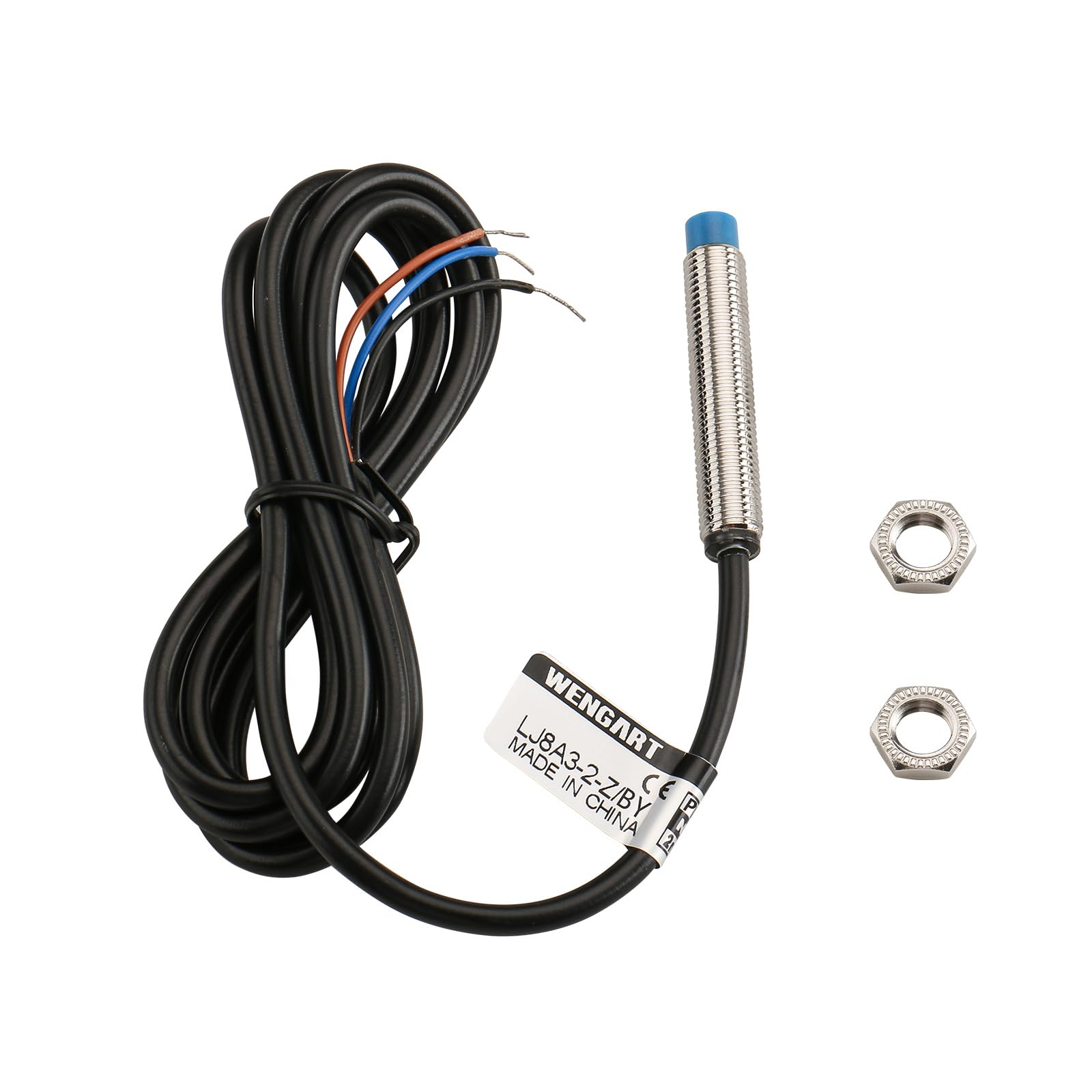 Wengart Induktive Näherungssensor LJ8A3-2-Z,PNP Normally Open M8, DC10-30V, 300mA, 2mm Entfernung detektieren, 3 Draht Wengart Induktive Näherungssensor LJ8A3-2-Z,PNP Normally Open M8, DC10-30V, 300mA, 2mm Entfernung detektieren, 3 Draht von WENGART
