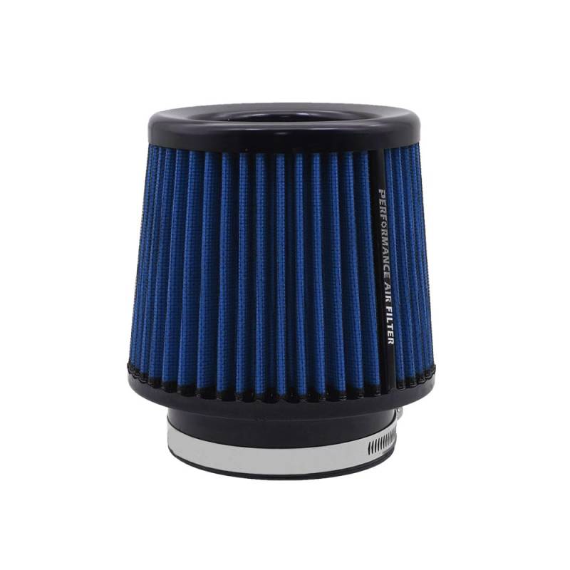 Universal-Luftfilter Tauschluftfilter für 76 mm 89mm 101mm Kaltluftfilter-Einlass-Induktions-Set Roter Universal-Hochleistungs-Luftfilter, Waschbarer und wiederverwendbarer (blue) von Sudsty