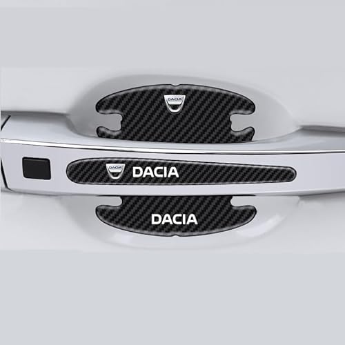Auto Türgriff Schutzfolie für Dacia Sandero Stepway 3 2020-2023 2024, Türgriff Lackschutzfolie Auto Türgriffe Kratzschutz Aufkleber,B von WENNIANJIA