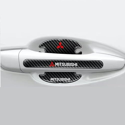 Auto Türgriff Schutzfolie für Mitsubishi Colt Z30 2004-2012, Türgriff Lackschutzfolie Auto Türgriffe Kratzschutz Aufkleber,A von WENNIANJIA